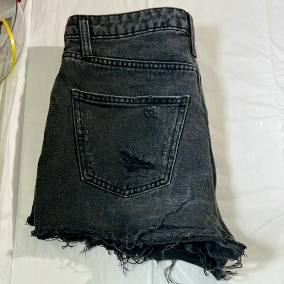 Wild Fable Distressed Black Denim Shorts - Picture 4 of 8